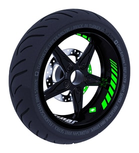 Gp Racing Floresan Yeşil İç Jant Şeridi Sticker Çınar Extreme