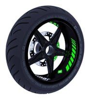 Gp Racing Floresan Yeşil İç Jant Şeridi Sticker Çınar Extreme