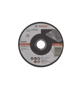 Bosch 125*1,0 mm Standard for Inox Rapido 1 adet