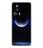 Xiaomi Mi 13 Lite Kılıf Resimli Desenli Silikon Platinium Series Midnight Moon 1802