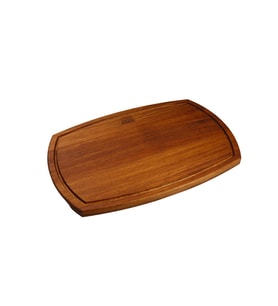 Dört Kenarı Oval Tahta 26x36cm (Kahverengi)