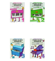 Denes Agay 'dan Piyano Çalmayı Öğrenelim Tam Set 4 Kitap!
