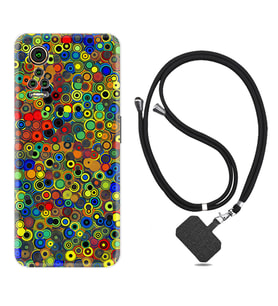 General Mobile GM 21 Pro GM 22 Pro Plus Kılıf Boyun Askılı Silikon Nazar Boncukları 1746