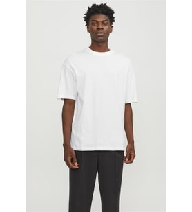 JJEBRADLEY TEE SS O-NECK NOOS (Beyaz)