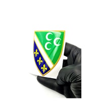 Damla Sticker Boşnak Arma Sancak Logo Sticker - Bosna Sancak Logo Sticker Damla (Yeşil)