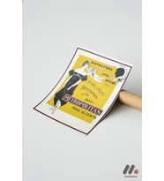 Vintage Dergi Afişi, Çerçevesiz Yüksek Kalite Duvar Afişi - Modern Ev Dekorasyonu