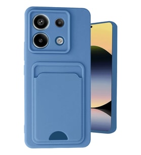 Newface Xiaomi Redmi Note 13 Pro 5G Kılıf Kelvin Kartvizitli Silikon - Mavi