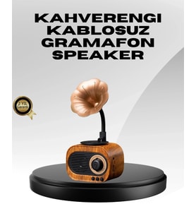 Kablosuz Retro Radyo Hoparlör 5w Güçlü Ses Usb Hafıza Kart Destekli