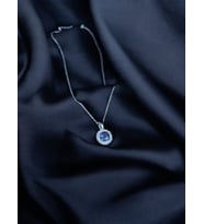 NobbyShop 925 AYAR GÜMÜŞ KOLYE, ZİRKON TAŞLI KOLYE, MİSTİK TOPAZ GÜMÜŞ KOLYE