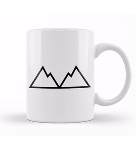 Twin Peaks Jagged Peaks Kupa Bardak Porselen