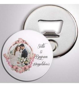 Resim Vintage Konsept Nişan Magnet Açacak