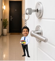 Kişiye Özel Öğretmen Karikatürlü Anahtarlık – Fotoğraflı Kitaplı Mini Karakter Tasarımı