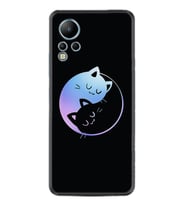 Infınix Note 12 Kılıf Silikon Desen Özel Seri Love Cats 1604