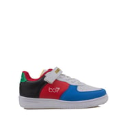 Trend Adımlar Saks Mavi Suni Deri Mevsimlik Filet Unisex Çocuk Sneaker (SAKS MAVI)