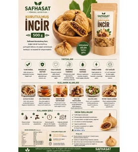 Safhasat Kurutulmuş İncir 500 g