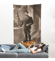 Joseph Stalin Rusya ve Sovyetler Birliği SSCB Duvar Örtüsü-7715