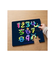 Sayıları Öğreniyoruz Tasarımlı 24 Parça Ahşap Çocuk Puzzle MPK0181