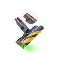 Dyson V8 Slim ve V12 Slim Uyumlu Lazer Işıklı Fluffy Süpürge Başlığı 972522-02