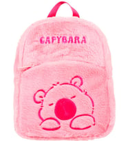 Capybara 5251 Pembe Peluş Anaokulu ve Günlük Sırt Çantası - Kız Çocuk