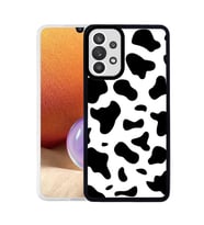 Samsung Galaxy A32 4G Uyumlu Kılıf Zore M-Fit Desenli Kapak (Siyah-Bej)