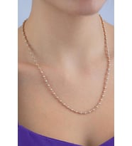 14 Ayar Altın Catherine Luxury Kolye (Rose)