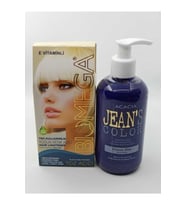 Acacia Jean's Color Su Bazlı Saç Boyası Mavi Rüya 250 Ml + Saç Açıcı