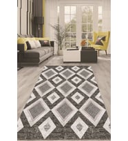 Dijital Kaymaz Taban Yıkanabilir Modern Renkli Salon Halısı Mutfak Halısı Yolluk ND-HT-963 (Gri)