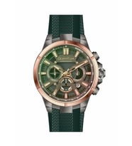 Quantum TTG1003.075 47 mm Silikon Kordonlu Kronolu Erkek Kol Saati