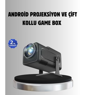 Android Projeksiyon Game Box – 1280x720p HD Çözünürlük, Bluetooth,HDMI ve USB Girişli