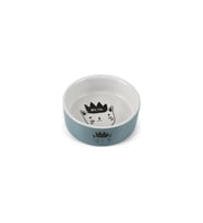 Beeztees Kedi Mama Su Kabı, Seramik, Mavi, 11,5cm, 180ml