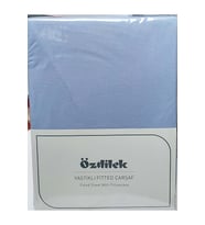 Özdilek Colourist Fitted Lastikli Tek Kişilik Çarşaf Seti (100x200)-Okyanus Mavi