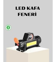 Kamp Ve Doğa İçin Şarjlı Led Baş Feneri – Mıknatıslı, Su Geçirmez