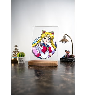 Ev Sailor Moon Usagi Tsukino, Eşya, Ürünler, Masa Dekoratif Ahşap Obje