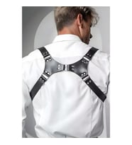 Erkek Harness Kemer, Erkek Gömlek Kemeri, Erkek T-Shirt Kemeri (Siyah)