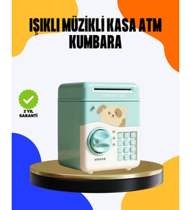 Northcity Su Yeşili ATM Şifreli Kumbara - Elektronik Para Kasası ve Eğlenceli Tasarruf