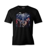 Stray Kids - Top Siyah Erkek Tshirt