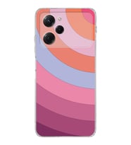 Poco X5 Pro  Kamera korumalı Kapak Renk Cümbüşü Tasarımlı  Şeffaf Kılıf