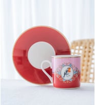Acar Candy 6 Kişilik Porselen Kahve Fincan Takımı Kırmızı 8595