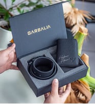 BK Gift Kişiye Özel Garbalia Chain Hakiki Deri RFID Korumalı Fermuarlı Erkek Cüzdan ve Kemer Hediye Seti  Babalar Günü Hediyesi, Erkeklere Özel Hediye, Yeni İş Hediyesi