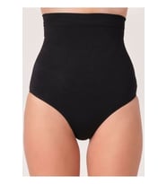 Siyah Kadın Dikişsiz Slip Korse