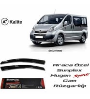 Opel Vivaro Mugen Cam Rüzgarlığı 2003-2014 arası 2'li Sunplex (Beyaz)