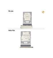 Samsung Galaxy A55 Sim İç Yuvası Çiftli Çiftli sim yuvası ikili sim tepsisi çiftli sim aparatı dual sim çekmecesi