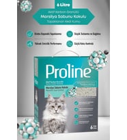Aktif Karbon Granüllü & Marsilya Sabunu Kokulu Bentonit Kedi Kumu 6 Litre