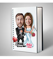 Evlendik Ayvayı Yedik Karikatürlü Sevgili Defteri
