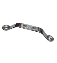 Dekoratif Zamak Kulp Dıştan - 64mm, Nikel, 1 Adet