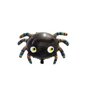 Folyo balon Halloween Cadılar Bayramı Örümcek 82*55 cm siyah