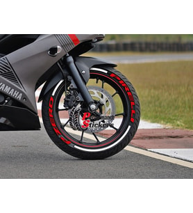 PİRELLİ PZERO & KUYRUK Motorsiklet Lastik Yazısı Sticker 4 Adet