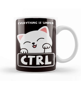 Funny Cat Programmer Developer Coder Computer Science Nerd-2 Kupa Bardak Porselen
