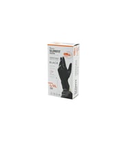REFLEX SLİMFİT GLOVE KOD-031 L-XL SİYAH PUDRASIZ MUAYENE ELDİVEN 100LÜ (5343)