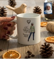 Kişiye Özel Karikatürlü Cute But Capricorn Oğlak Burcu Kupa Bardak Doğum Günü Hediyesi